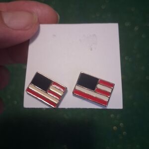 Elegant American Flag Earrings